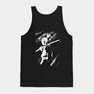 Samurai Ink White Tank Top